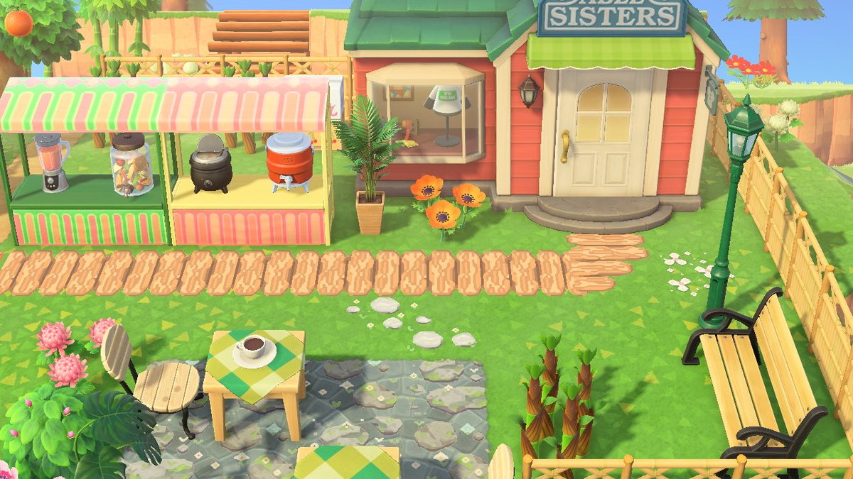 NonBi_dairy's tweet image. Finally done designing this wooden path! I am working on a lighter color version as well. #ACNHDesign #AnimalCrossing #ACNH