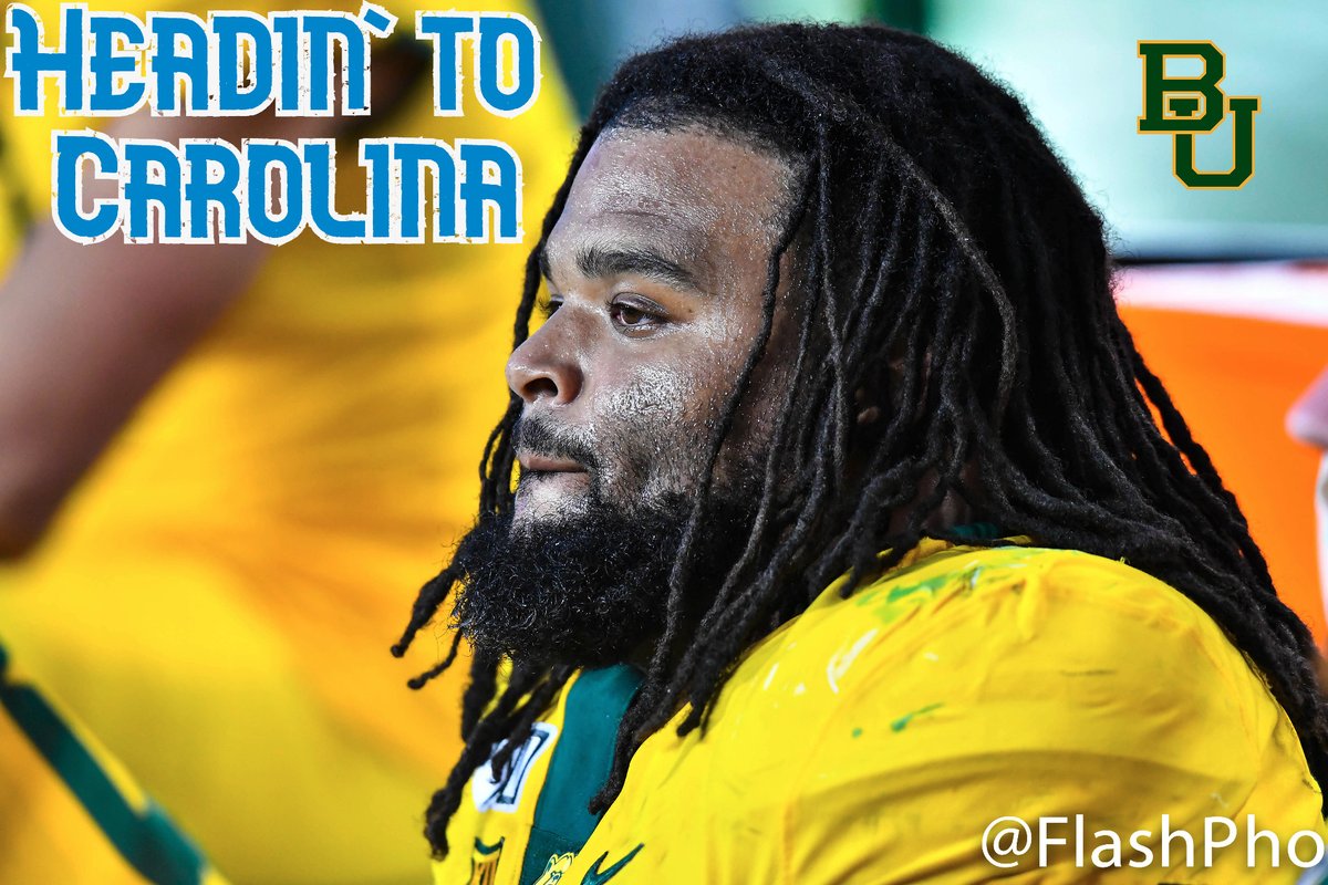 flashpho's tweet photo. With the 184th pick of the @NFLDraft @CoachMattRhule and the @Panthers select @BUFootball DT @brave_roy 

#sicem @baylor @BaylorAthletics @dctf @OurDailyBears @SicEm365 @Colt_Barber @baylorrivals https://t.co/5oS4obl0uc