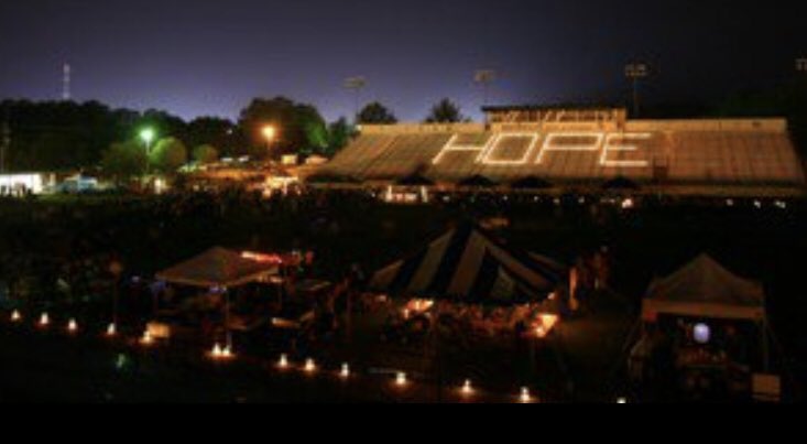 RMorris1997's tweet photo. We will always have hope and will always Relay to end #cancer #RelayUSA  #relay https://t.co/1RW2hMIrM6