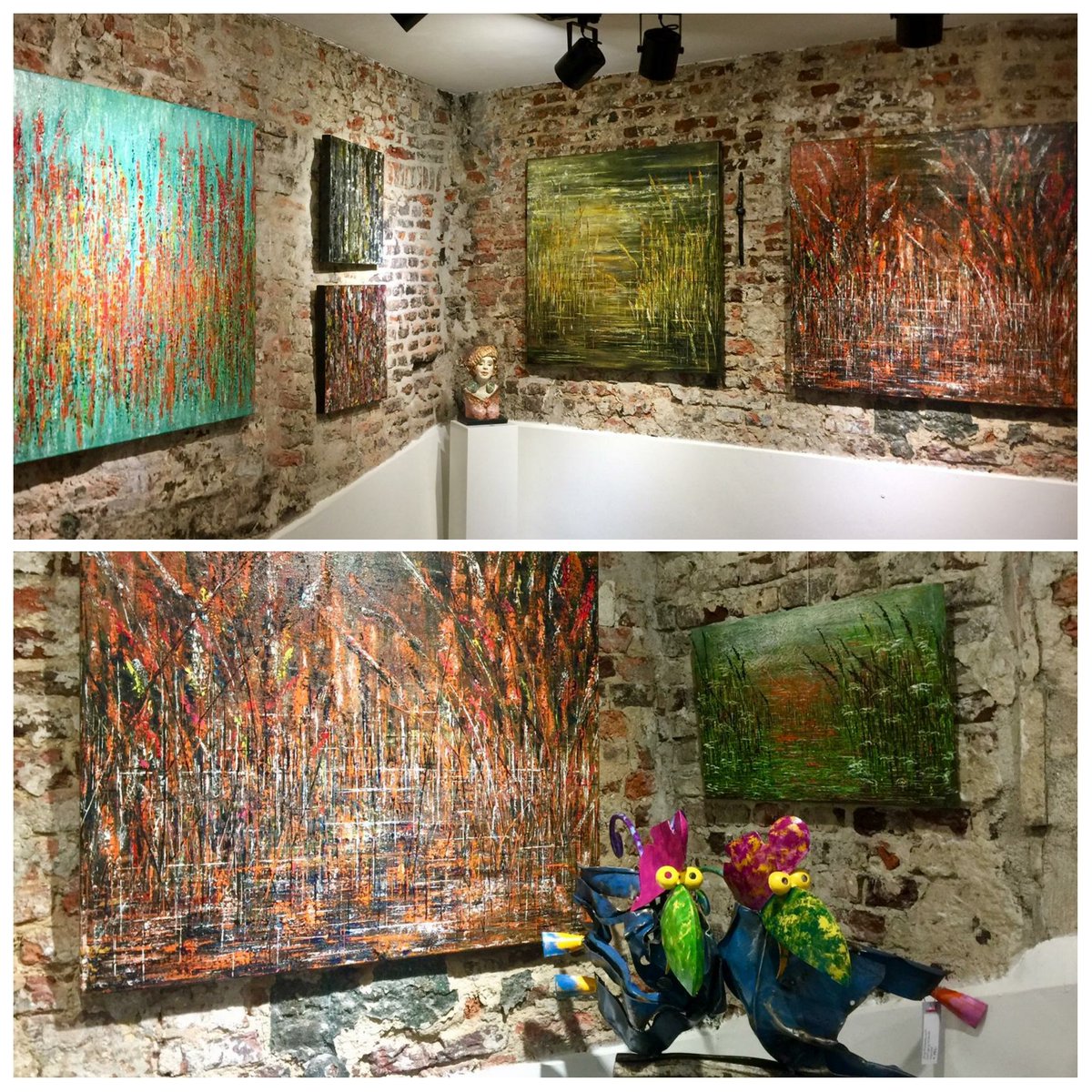 nicolevanoss's tweet photo. Mijn schilderijen te zien en te koop bij Luna Art - Kunstgalerie Klaasstraat 39 in Venlo #kunstgalerie #art #artworks #contemporaryart #paintings #kunst 
https://t.co/tWU1No8VOl https://t.co/oIVWsvXECX