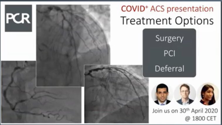 Tom Johnson (@twj1974) on Twitter photo Join me with <a href="/sbrugaletta/">Salvatore Brugaletta</a> & <a href="/KVM83/">Kalaivani Mahadevan</a> to consider the wider implications of treating #Covid_19 patients with coronary disease on <a href="/PCRonline/">PCRonline 🫀</a> Oncall Thursday 30th April 1800 CET - pcronline.com/Cases-resource… Join me with <a href="/sbrugaletta/">Salvatore Brugaletta</a> & <a href="/KVM83/">Kalaivani Mahadevan</a> to consider the wider implications of treating #Covid_19 patients with coronary disease on <a href="/PCRonline/">PCRonline 🫀</a> Oncall Thursday 30th April 1800 CET - pcronline.com/Cases-resource…
