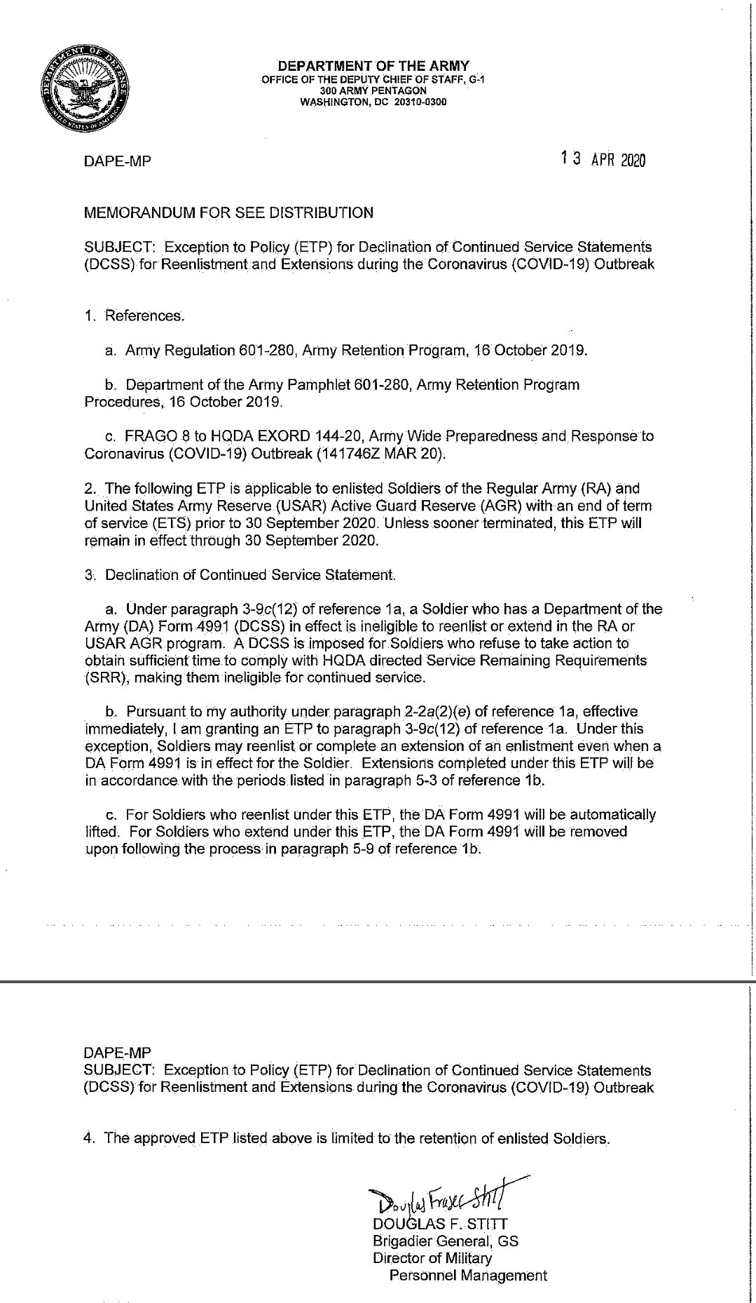 Morgan in J1 on X: morgan-in-j1-on-x-dag1-authorized-an-etp-for-soldiers-that-have-an-ets-date-prior-to-30-sep-and-have-signed-a-dcss-they-can-now-re-up-or-extend-to