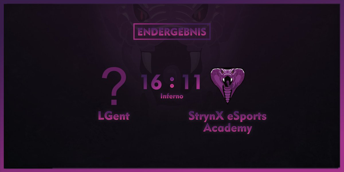 StrynX_eSports's tweet photo. Leider verlor unser Academy Team ihr Match gegen @LGentGG auf Inferno 11:16.

Damit beenden wir das Turnier auf Platz 5/6.

GG WP @LGentGG!

Herzlichen Dank @fippe1999 für die Einladung!

#goStrynX https://t.co/2viSL6t3le