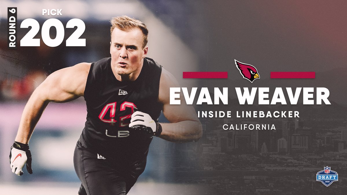 Adding to the defense.

Welcome to Arizona, @Weavin_it!

#NFLDraft