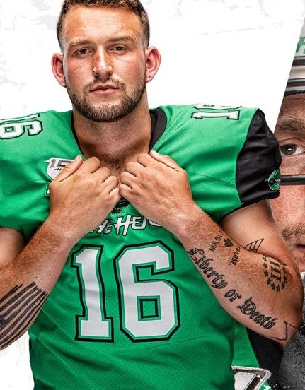 Patriots Draftee Justin Rohrwasser Explains Why He Has a 3 Percenter Tattoo Which Represents a Far-Right Militia White Supremacist Group; Do You Buy His Explanation? (Pics-Tweets)  https://bit.ly/3bGckz5 