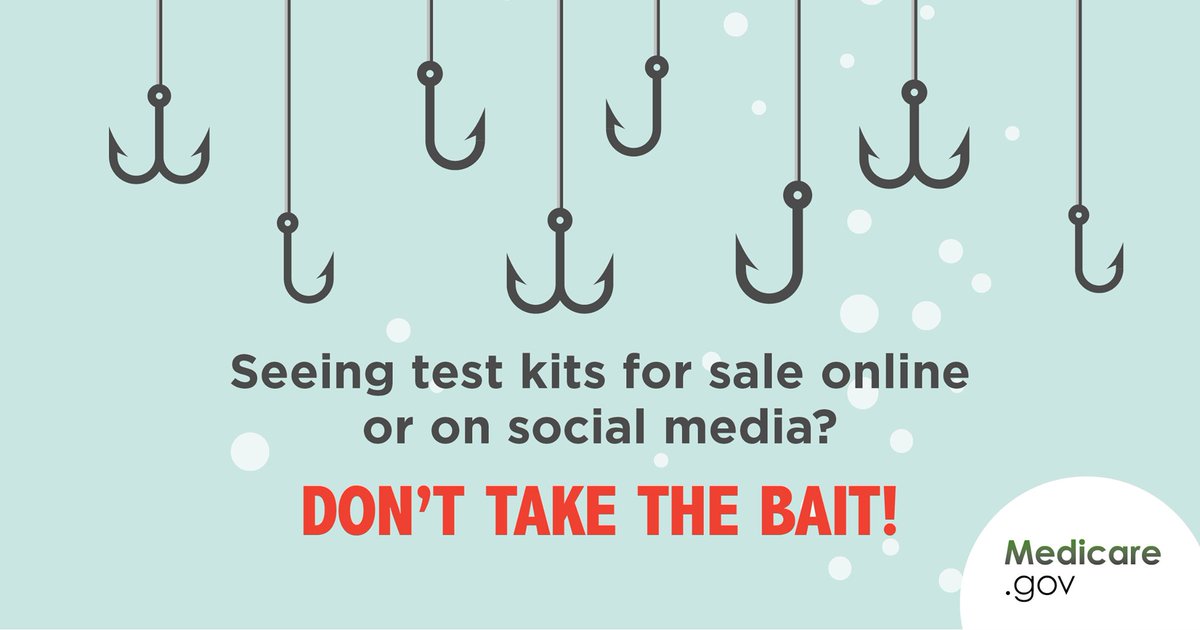 ClayCounty_EM's tweet photo. Scammers &amp; your Medicare Number - In some cases, they might tell you they can get you Coronavirus vaccines, tests, masks, or other items &amp; bill Medicare on your behalf. Don’t take the bait – report fraud at 1-800-MEDICARE. https://t.co/t3Ucs4kUVJ.
#AlertClay #COVID19 https://t.co/HArkpiEjAS