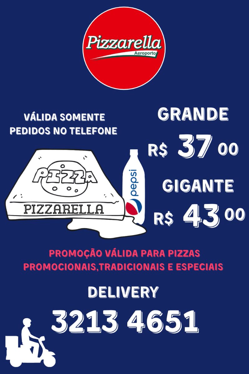 pizzarellathe's tweet photo. 📢 Alô galera já estamos funcionando 😊❤🍕😋
Escolha seu sabor preferido e o restante deixe com a gente 😄 🍕
.
Peça agora pelo nosso telefone
☎️ 3213 4651 🛵🍕😋
.
#pizza #Pizzarella #Delivery #Deliverypizza #Teresinapiaui #Teresina #Piauí #LiveSorrisoAmaAsAntigas https://t.co/Q0yMnldfF6