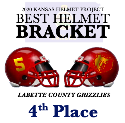 kshelmetproject's tweet photo. In 4th place, with 293 votes, the Labette County Grizzlies! @LCGrizzlyFB https://t.co/gZ21InWkr6