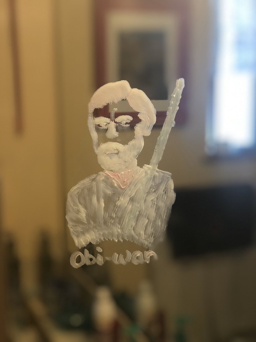 Hey <a href="/mcgregor_ewan/">🦗</a> you make me smile!    #GISH #toothpasteportrait #helpmeobiwan