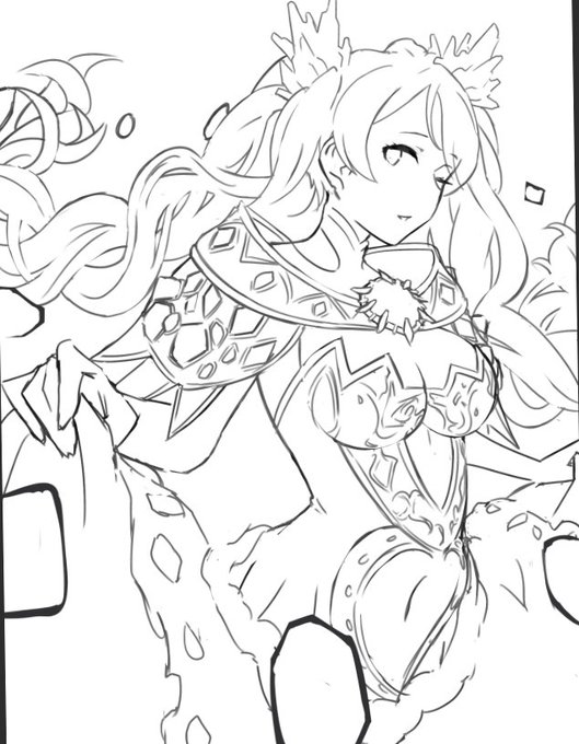 wip De La Fille #グラブル #GranblueFantasy 