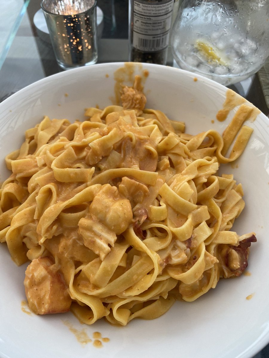 SineadfromGuern's tweet photo. We found our #DaNello cookbook. John made lobster linguine and it was magnificent https://t.co/ywiEqwhMTm