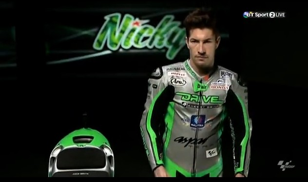 I'll never get over his death. Total inspiration, and the one who got me into MotoGP in 2010 when I had hit rock bottom. Nicky Hayden. His smile was contagious, definitely. Ride on, Kentucky Kid!