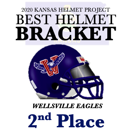 kshelmetproject's tweet photo. In 2nd place, with 723 votes (and the best hype video), the Wellsville Eagles! @WellsvilleEagle https://t.co/Ww1fd0uhVq