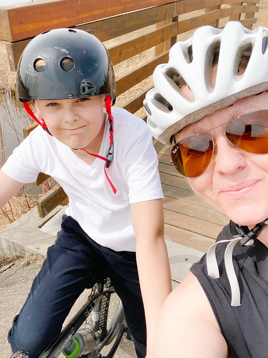 tinamydynski's tweet photo. 12k on this beautiful day with my boy🤍🚲☀️ #fortsask #getoutdoors #keepingourdistance https://t.co/7xrVqv2QPs
