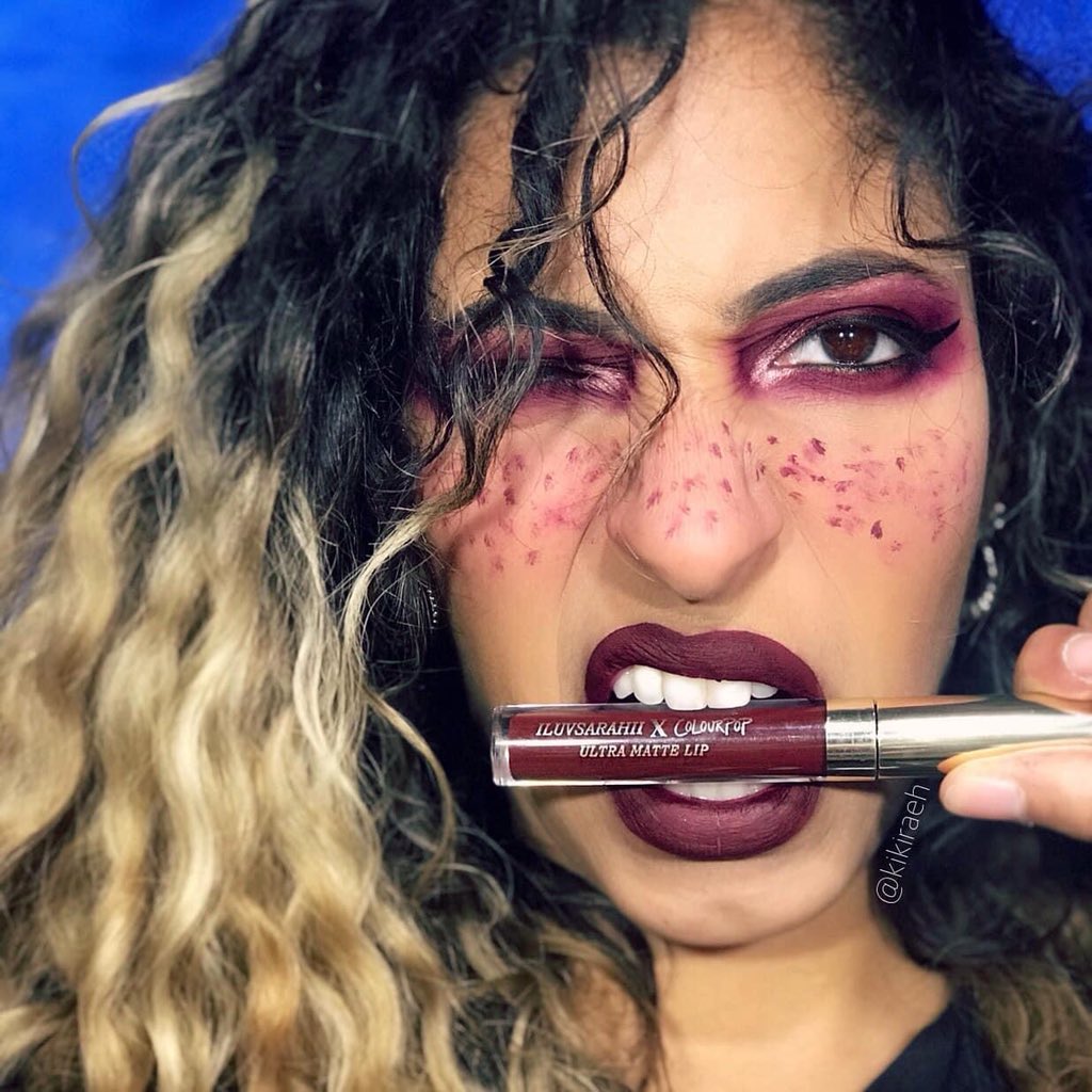 KikiRaeReal's tweet photo. Throwback to this look I did using the iconic @ColourPopCo x @iluvsarahii #ultramattelip for the eyes, face and lips. β₯οΈ https://t.co/WJa10eLflz