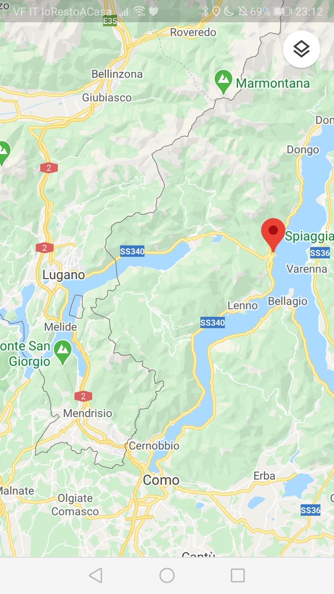 Mussolini abandoned Como at 4.40 a.m. on 26th April, heading for Menaggio, on the western bank of Lake Como (see map). Clearly, his intention was now to attempt an escape to Switzerland, although he told his German guard he wanted to head for Merano and then Germany >> 12