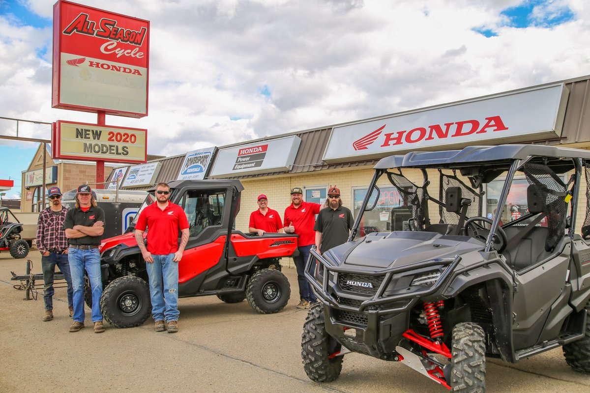 Essential service providers need to keep moving &amp; All Season Cycle makes sure they have the equipment to meet our needs. Sales, parts &amp; service departments are open to serve you! #ShopLocal <a href="/CityofBrooks/">City of Brooks</a> <a href="/Brooks_Region/">Brooks Newell Region</a> <a href="/BrooksChamber/">Brooks and District Chamber of Commerce</a> Get it touch for your #BrooksBizPorchraits