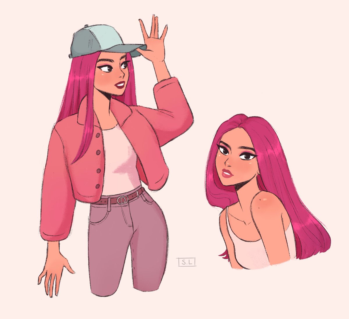 sourbons's tweet image. #pinkart 🤔