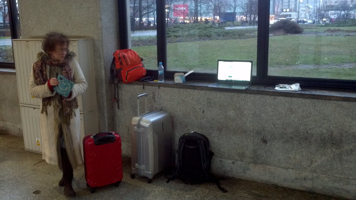jim_hunt's tweet image. It's very nice to e-meet you @RobWolfe. Allegedly you're into #IoT via #ESP32?

So are we at @V2G_EVSE!

Testing the @PycomIoT #FiPy in a train station in #Warsawa, #Polska:
