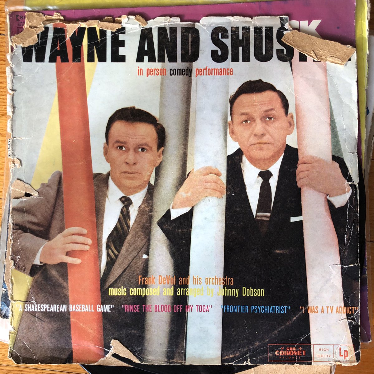 TheAvalanches's tweet image. FRONTIER PSYCHIATRIST - one day I came across the #wayneandshuster comedy album and a little lightbulb went off in my head .. I’d combine it with the spaghetti western sample and make a surreal scratch / comedy song .. #TimsTwitterListeningParty