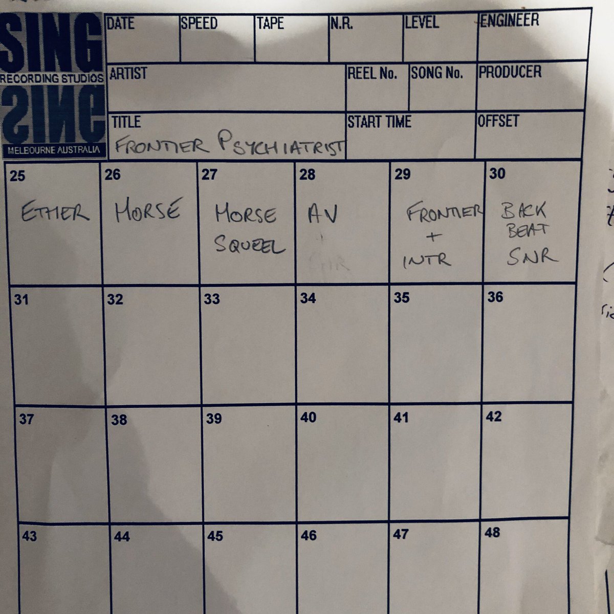 TheAvalanches's tweet image. Frontier was a fucker to mix . Here’s the original compressor &amp;amp; Neve settings if anyone’s interested ! 🤓 

#TimsTwitterListeningParty #sinceileftyou