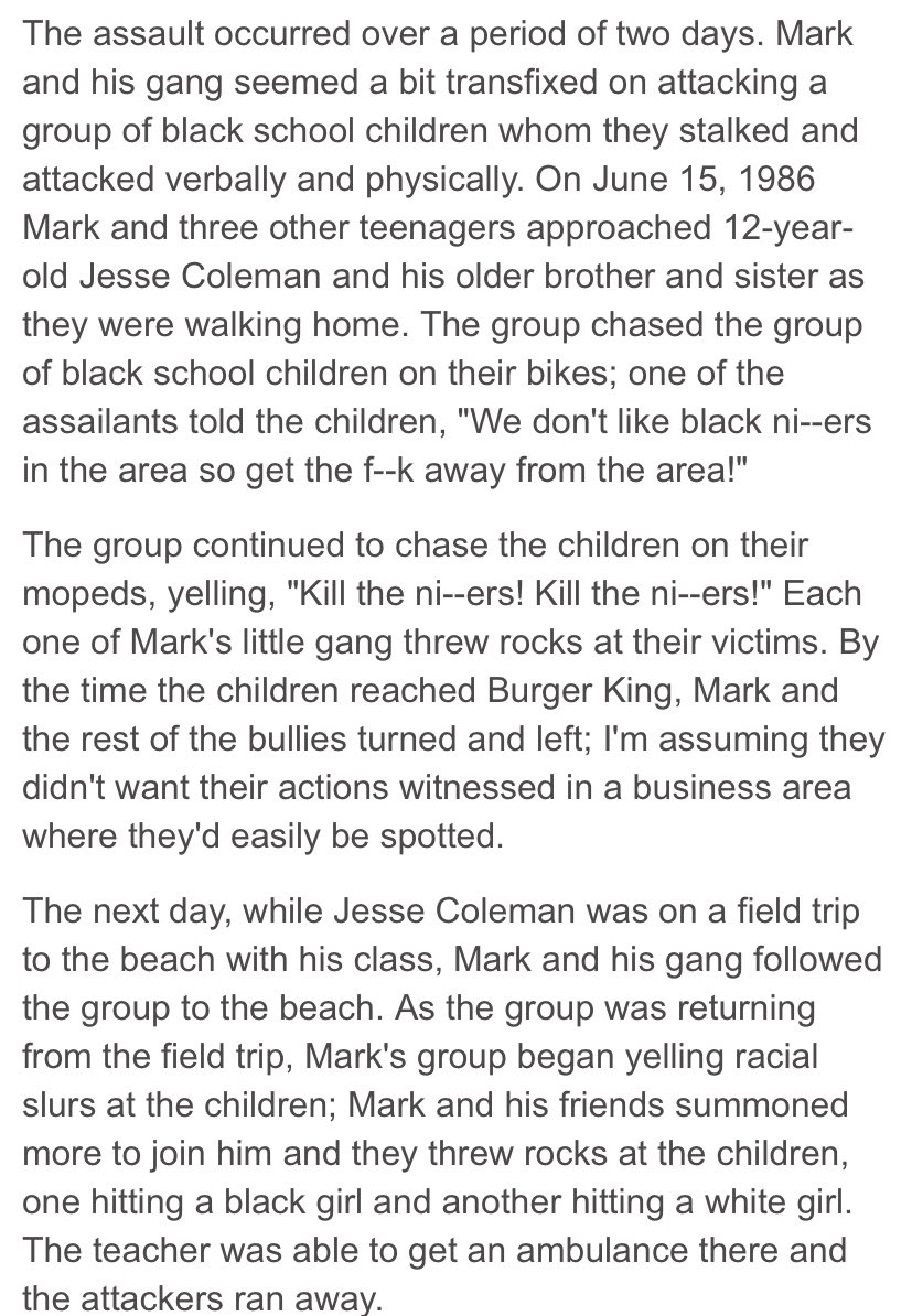 the day after this attack, they followed one of the siblings, jesse coleman (12) while he was on a field trip. they proceeded to attack coleman and his class (2/2)