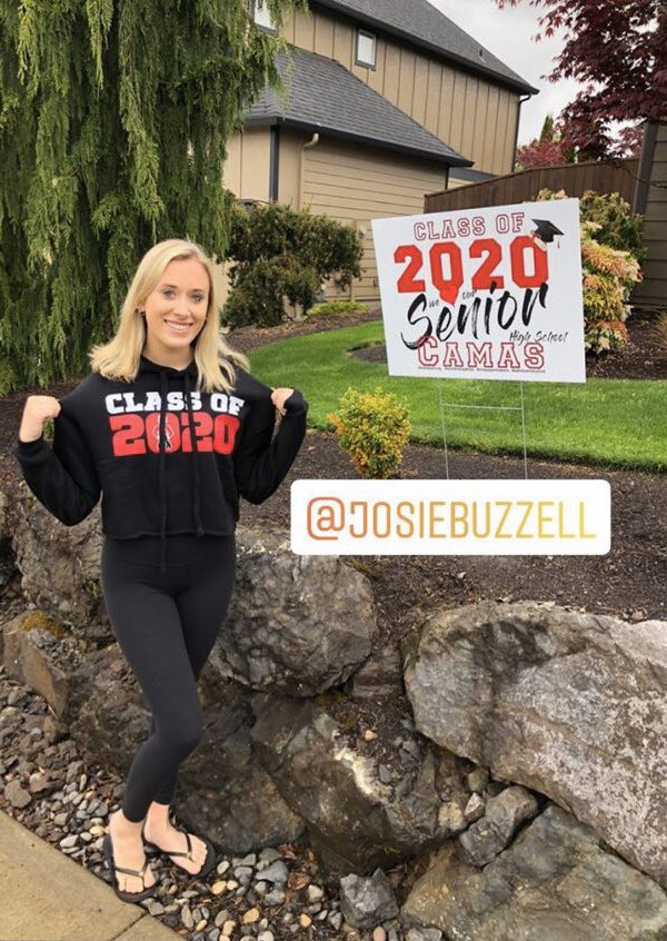 PapermakerPride's tweet photo. Thank you for sharing a pic in your 2020 spirit gear @josiebuzzell (Josie is wearing the cropped hoodie) ❤️🎓🎉Preorder online store has reopened... but you must place your order by May 3rd. https://t.co/1wBELXV6YZ https://t.co/0IOJi2ajgn