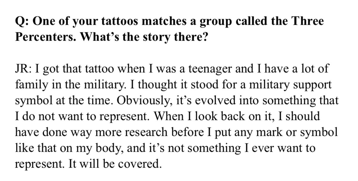 I am just trying to understand  @Xjrowex16 are your tattoos "random" like you said in 2019 or did you know exactly what you got and now are deciding to cover it up? Math not adding up  https://bit.ly/3bGckz5 