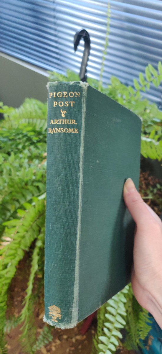 B_Curlz's tweet photo. @arthurransomed1 Pigeon Post is my favourite! And the first Ransome that I ever read as a child. This is my copy...a gift to my Grandad Ian from his uncle Peter, Christmas 1945. https://t.co/5Hh36LITmf