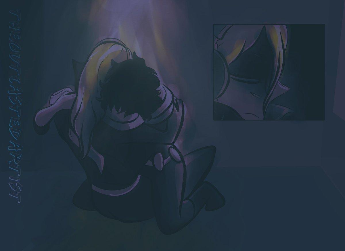 The_Art_Outcast's tweet photo. Erasermic Alone Together - Day 6 - Easy on the Eyes

Aizawa cries and Mic is mad.

#erasermic #ATerasermic https://t.co/c1QSMtQh8A