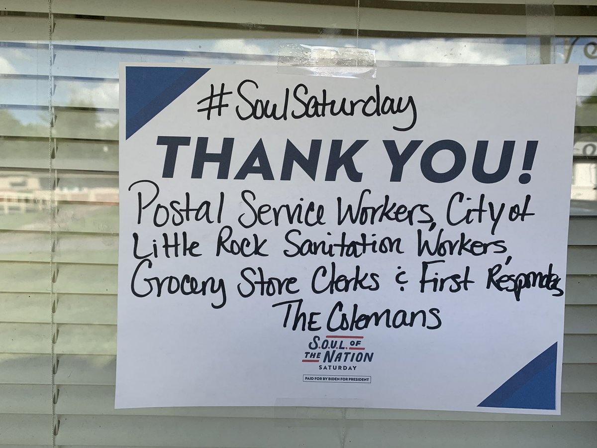 KweenKayBee's tweet photo. #SOULSaturday #simplegesture #thankyou #Joementum #Biden2020 ##arpx #theColemans https://t.co/NJanmsR7Nn