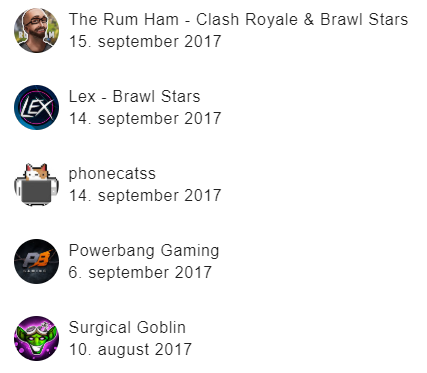 Yde On Twitter Just Found Out That You Can See When You Subscribed To Someone Looks Like I Started Following Supercell Youtubers In 2017 Https T Co 7ku2yepfad - powerbang gaming brawl stars