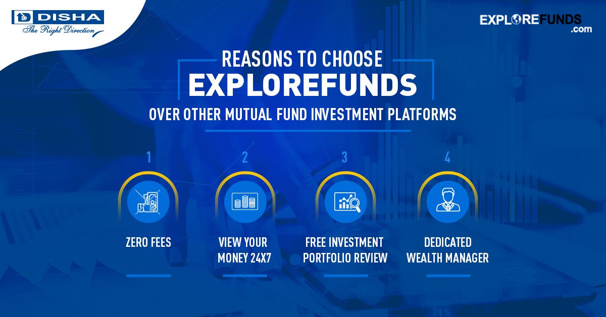 disha_capital's tweet photo. #Explorefunds is one of the leading mutual fund investment platforms in India. Our team of qualified service advisors, offer investors the appropriate investment solutions as per their financial goals. Have a look at the reasons why you should choose us: https://t.co/yX2haNEBtH https://t.co/cYQrDtFMa9