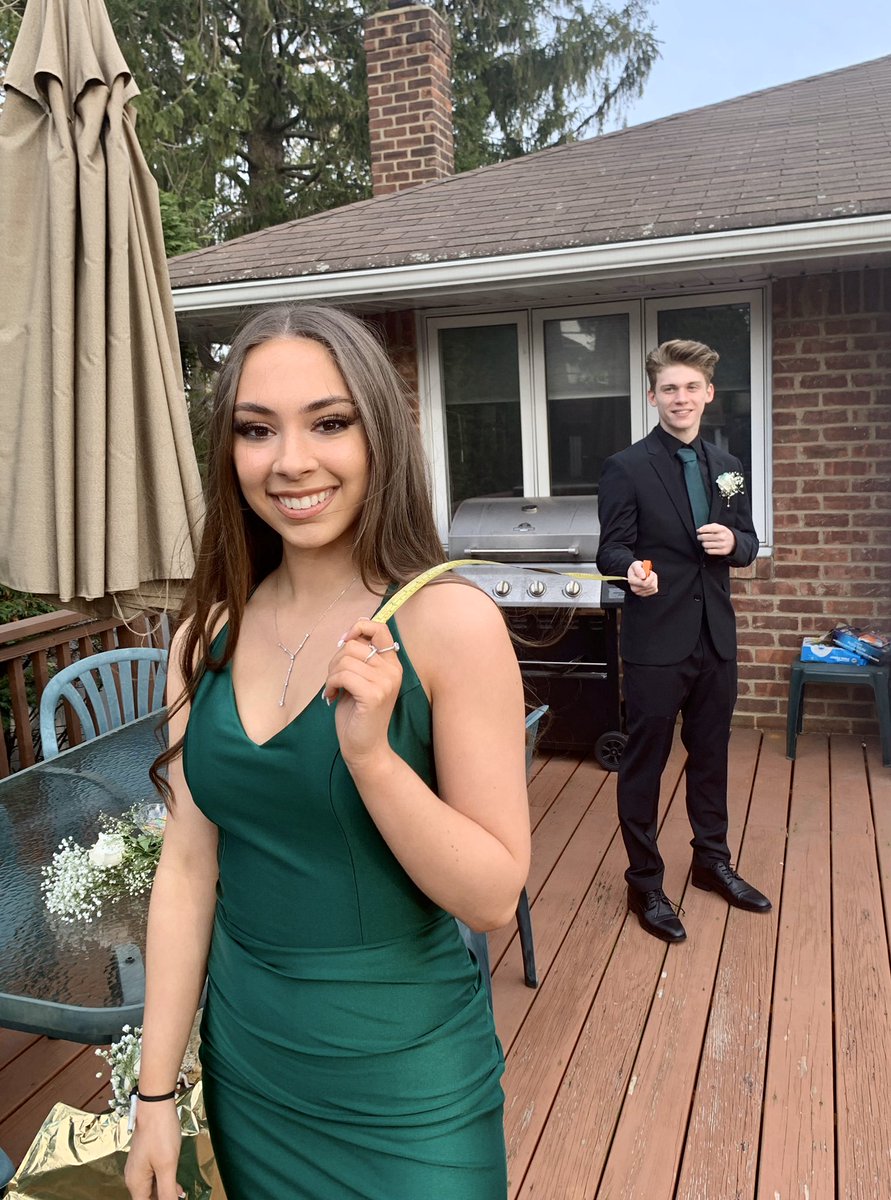 Today would have been Ayden’s BHS Junior Prom, so these kids got dressed up and made the best of the situation. #sixfeetapart #wearebethpage