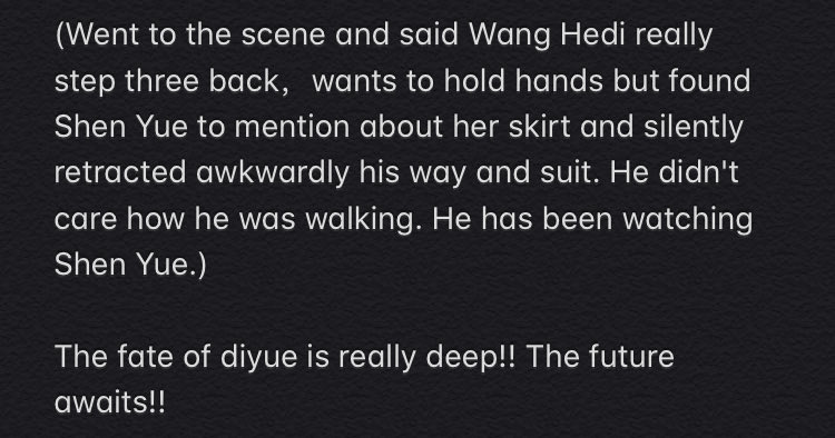 “The fate of diyue is really deep! The future awaits!” #DiYue (continuing this thread now)