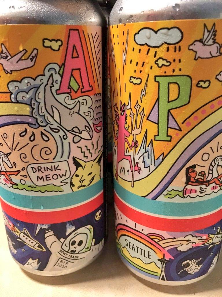 Seriously, what's not to love about this kickass label for <a href="/Cloudburst_Brew/">Cloudburst Brewing</a> 's OK, But Just This Once IPA?
