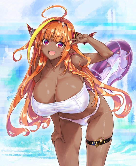 『ARKココ会長』
先に描いた桐生ココ会長の水着みかじ絵をピクシブに投稿しました。
やっぱARK黒肌会長ギャルっぽくてイイ

⇒ピクシブに投稿しました
https://t.co/c480YH8bJV

https://t.co/7MtSi4Kn6U 