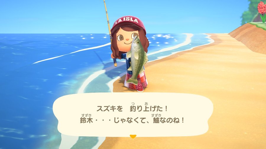 あつまれ どうぶつの森 スズキの使い道が追加 また おまえかー も卒業済み ゲームメモ