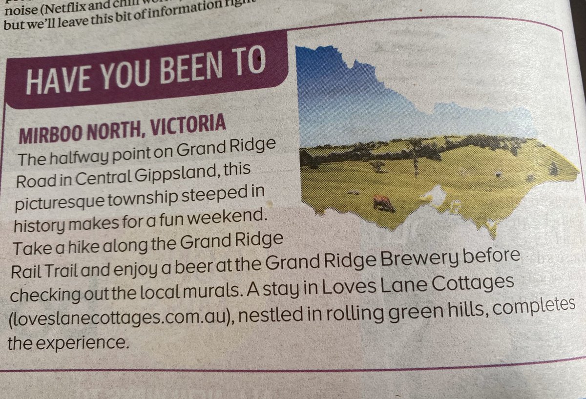 Mirboo North - a gem of a town! Put this one in your top draw folks for a visit when COVID restrictions are eased. Too good to miss. <a href="/visitgippsland/">Visit Gippsland</a> #lovegippsland