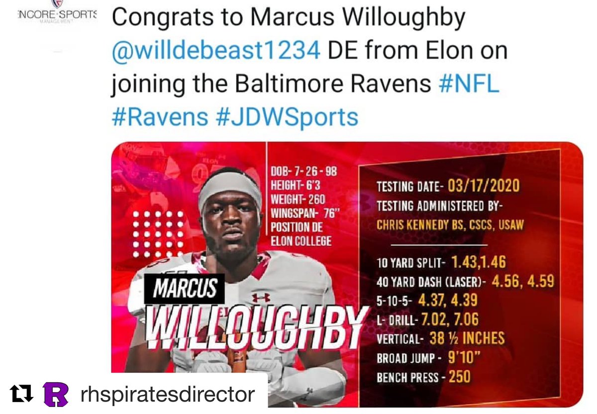RiversideMBB919's tweet photo. Congrats to 3-sport #Riverisde #alumni Marcus Willoughby @willdebeast1234 and his signing with the Ravens! #football #basketball #lacrosse #familyalways #theriverisrising https://t.co/OBaRwUZmws