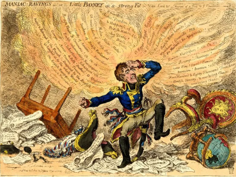 Napolon76218127's tweet photo. You're a funny guy, Gillray 😑. I'm actually 5'7", which is taller than your average Frenchman! https://t.co/VKngr77ImV