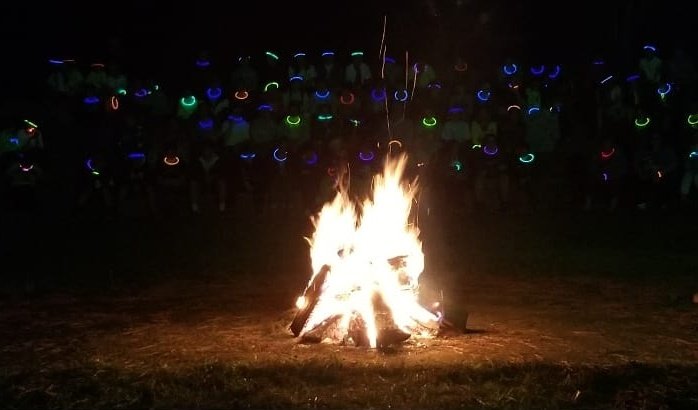 WCCC_est2009's tweet photo. Live from Henderson, TN it's Saturday night! We love Saturday night...skits and light the fire time! What's your favorite skit?  We miss you!  #wccc2020 https://t.co/cO3drIT0kk