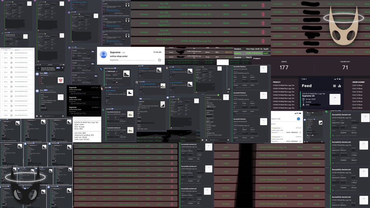 HollowProxies's tweet photo. Tough releases this week with low stock all around, but Hollow users still came through. Let’s give away 5 more invites this week 🤪

RT♻️
Like🖤
Follow🚶🏽‍♂️
Tag a Friend✔️

Winners will be picked on Tuesday https://t.co/roX9FFfx78