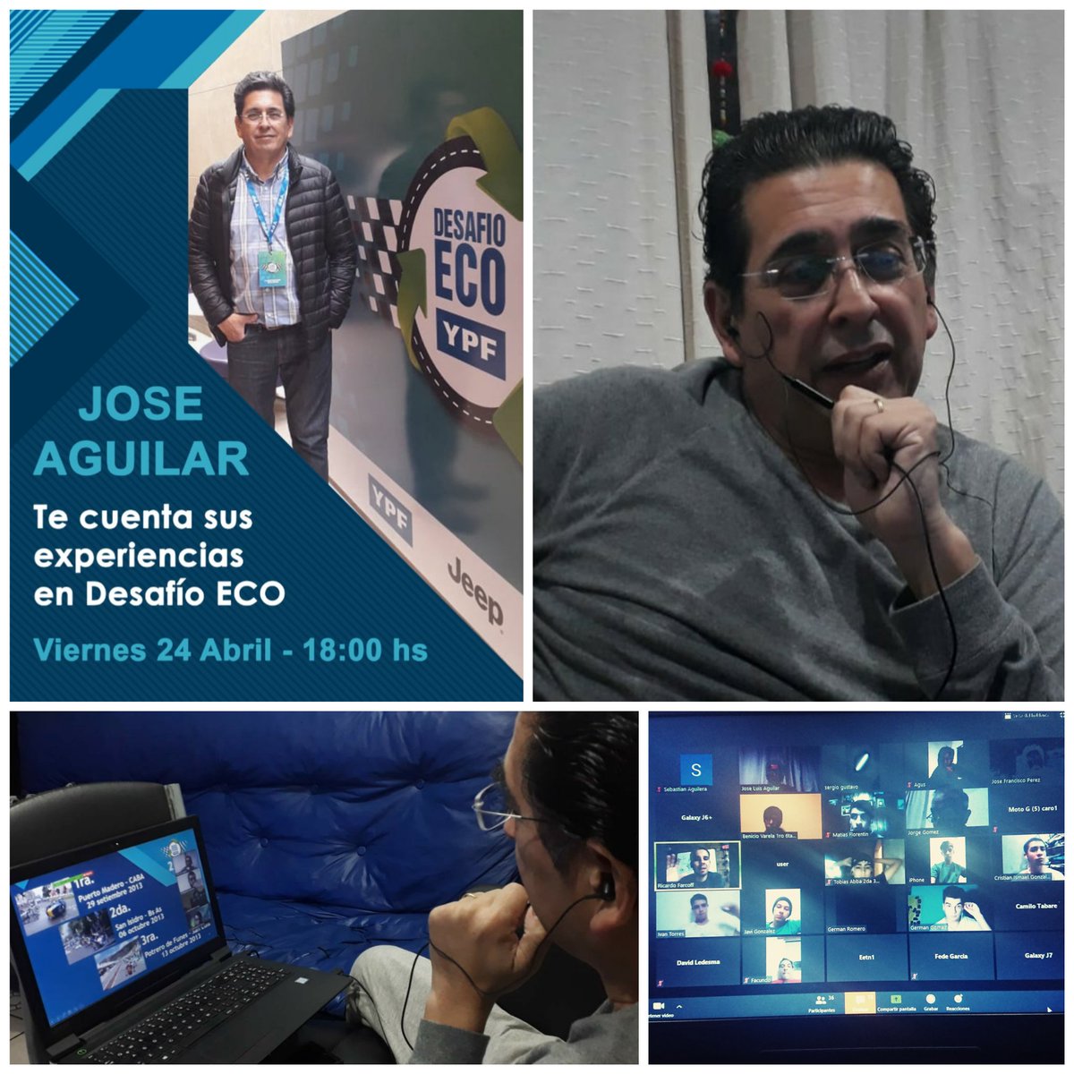 agjoseluis1's tweet photo. Primera charla por videoconferencia.
Excelente oportunidad para contarle a la comunidad de la #EEST1 Griselda Mazettelle de #Pilar de #MisExperiencias en #DesafíoECO
Gracias a directivos, profesores y alumnos por permitirme ayudarlos en este proyecto del auto para @desafioeco.! https://t.co/swhq6ZFo6t