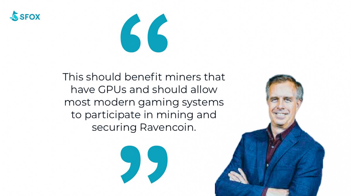 5/ On April 6th,  @Ravencoin developer  @tronblack looked forward to the upcoming consensus change with the following observation: