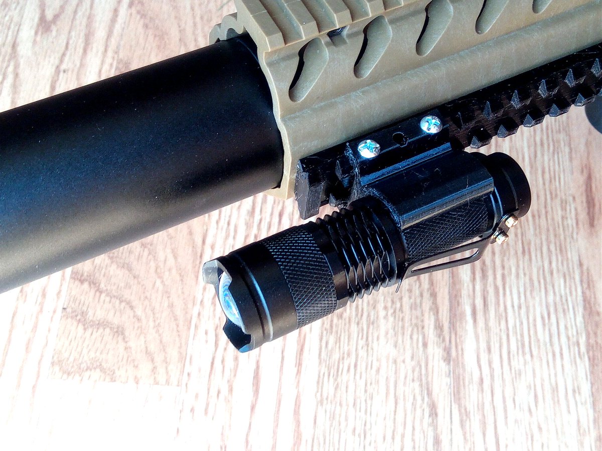 AirPower3D's tweet photo. Fast Detach Picatinny Mount for Mini Cree Flashlight Torch https://t.co/reT3GDlPGW #airgun #AirRifle #AirPistol #tactical https://t.co/oUXFGKvZAi