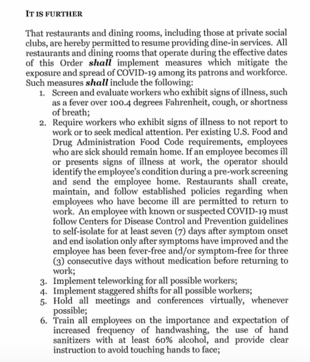 2. Restaurants - other businesses have similarly detailed regulations. Notice “10 patrons per 500 square feet,” which equals about 7 feet in between them.