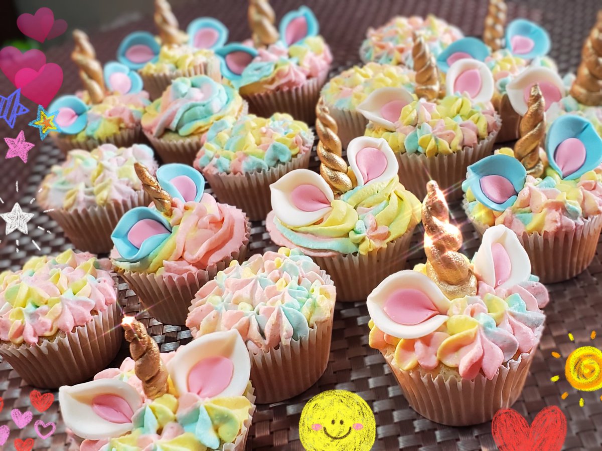 daliamolvera's tweet photo. Nuestros quequitos de unicornio ❤ orejones 😘 #unicornio #homebaked #frommykitchen #quequitos #cupcakes #rainbow https://t.co/gXkWeEAGDV