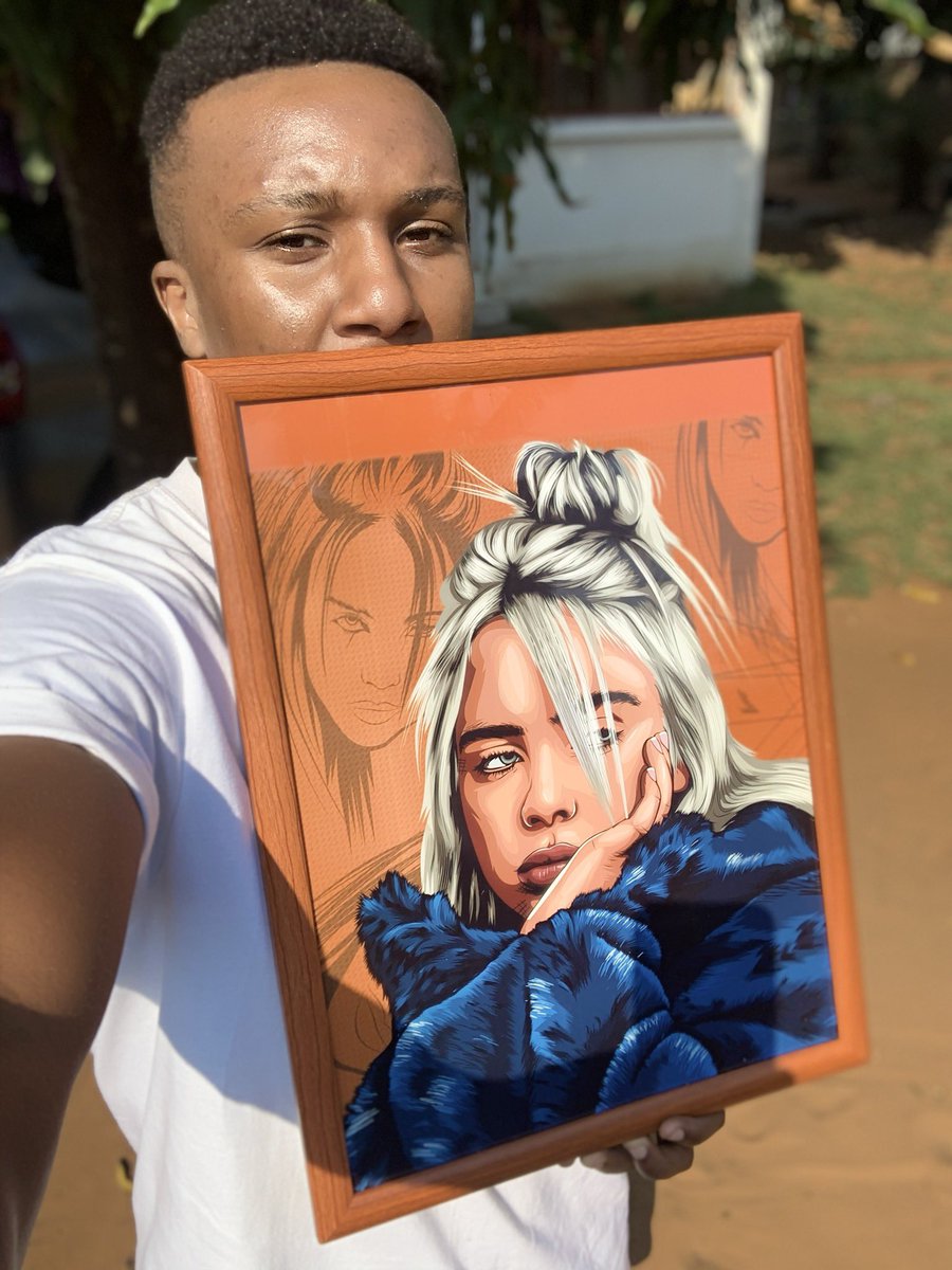 SetteSeves's tweet photo. Rt até chegar na @billieeilish , okey não vai chegar mas rt please😂😂 #Moz #art ❤️❤️🇲🇿🇲🇿 https://t.co/Th4kWcdg68