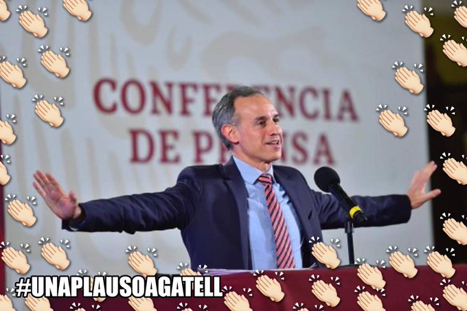 Pues la gente pide  #UnAplausoAGatell por andar explicando las cosas 20 veces m&aacute;s r&aacute;pido 🤣🤣 https://t<a href="/tag/unaplausoagatell"class="tags">#UnAplausoAGatell</a>